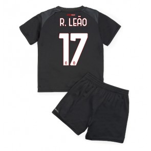 AC Milan Rafael Leao #17 Hjemmedraktsett Barn 2022-23 Kortermet (+ Korte bukser)